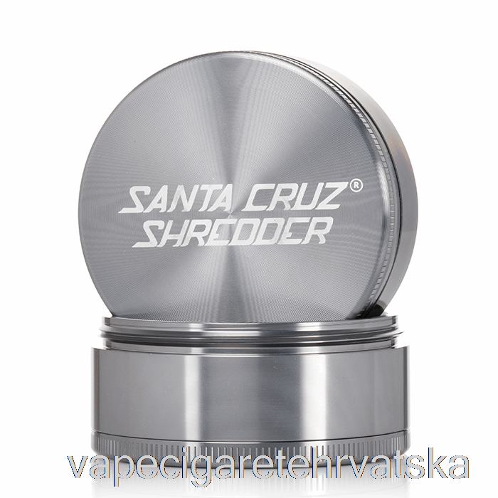 Vape Hrvatska Santa Cruz Shredder 2.75inch Veliki 4-dijelni Mlin Sivi (70mm)